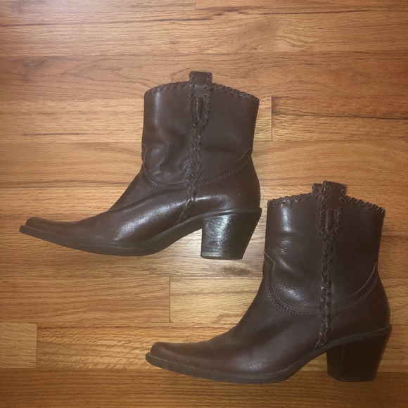 franco sarto western bootie